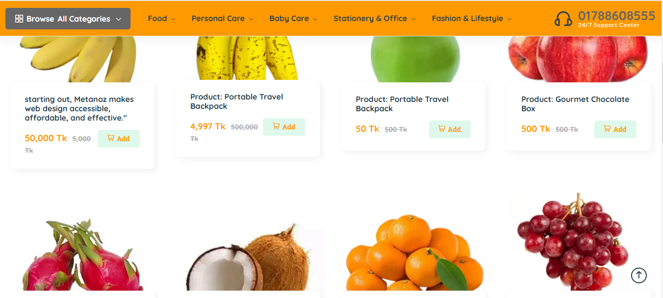 Grocery E-Commerce Website